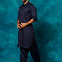 VASTRAMAY Regular Kurta With Patiala image 4