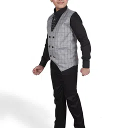 Pro-Ethic STYLE DEVELOPER Boys Checked 3-Piece Suit image 5