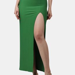 Popwings Front Slit Straight Skirt-image-22