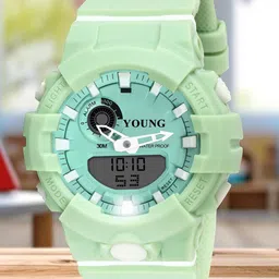YOUNG MISSION Unisex Kids Printed Dial & Straps Analogue and Digital Watch KOOL KIDZ ANALOGUE DIGITAL-23