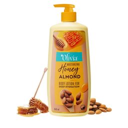Olivia Honey Almond Deep Hydration Body Lotion With Olive Oil & Vitamin E- 650 ml-3