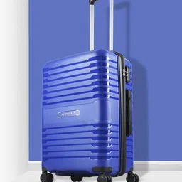 Aristocrat Striped Hard Medium Trolley Suitcase-41