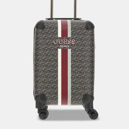 GUESS Printed Hard-Sided Cabin Trolley Suitcase-3