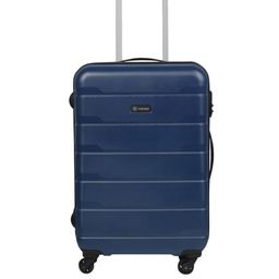NOVEX Blue Solid Hard-Sided Large Trolley Suitcase-image-82