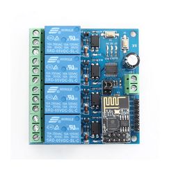 ESP8266 ESP-01 5V 4-Channels WiFi Relay Module for Home Remote Control Switch image 2