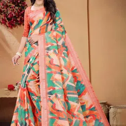 Fevinaa Zari Linen Blend Saree-picture-37