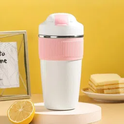 YELONA White Insulated Stainless Steel Coffee Tumbler 480 ML-26