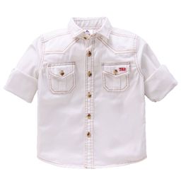 TONYBOY Boys White Premium Casual Shirt-41