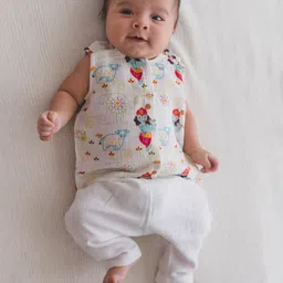 Tiber Taber Boys Printed Top with Trousers-picture-11