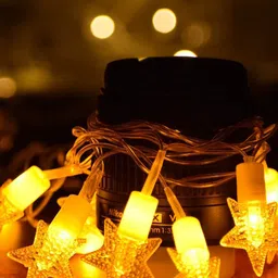 Glimmer Lightings White Small Star String Lights-46