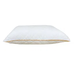 SPACES 2-Pcs White Quilted Microfiber Sleep Pillows image 3