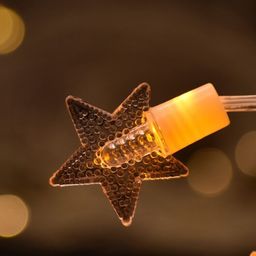 Glimmer Lightings White Small Star String Lights image 2
