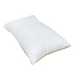SPACES 2-Pcs White Quilted Microfiber Sleep Pillows image 4