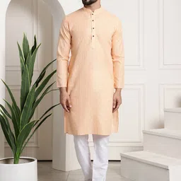 SOJANYA Checked Regular Kurta with Churidar-image-86