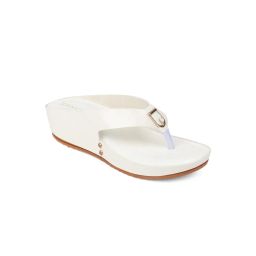 Iconics White Women Solid Sandals-picture-41