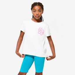 Girls' Multisports Cotton T-Shirt 500 - Cotton White-image-8