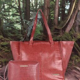 Bagsy Malone Pack Of 2 Textured Structured Tote Bag image 1