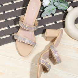 Gibelle Ethnic Embellished Block Heels-1