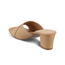 Tresmode Marc Textured Open Toe Block Heel Mules image 3