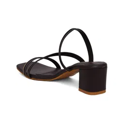 FABBHUE Cross Strap Block Heels image 5