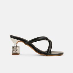 CORSICA Embellished Open Toe Block Heels image 5