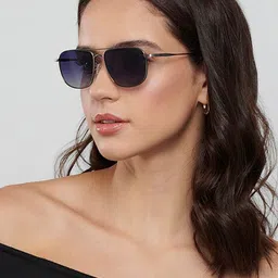 Vincent Chase Unisex Blue Lens Square Sunglasses with Polarised and UV Protected Lens image 5