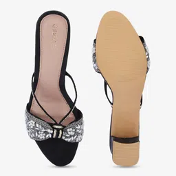 Gibelle Ethnic Embellished Block Heels image 2