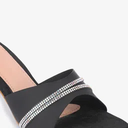 Gibelle Embellished Open Toe Block Heels image 2
