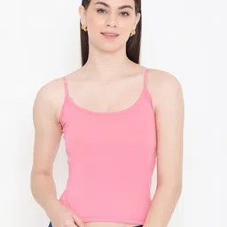 Feelings Pure Cotton Slim Fit Shoulder Strap Camisoles-image-89