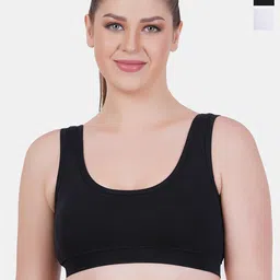 Reveira Pack Of 2 Plus Size Medium Coverage Dry Fit Workout Bra With All Day Comfort-picture-53