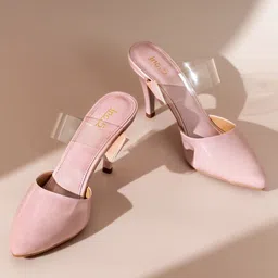 Inc 5 Pointed Toe Slim Heeled Pumps-image-5