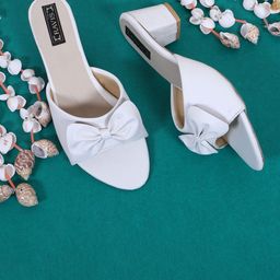 Ravis Bow Embellished Block Heels-7