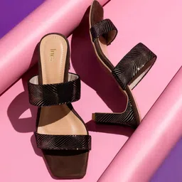 Inc 5 Embellished Open Toe Block Heels-16