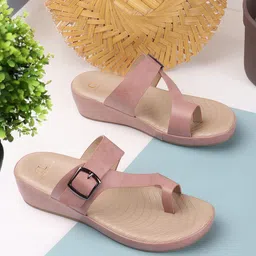 Carlton London Buckle Detailed Comfort Heels-20