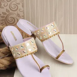 Anouk Embellished Block Heels-51