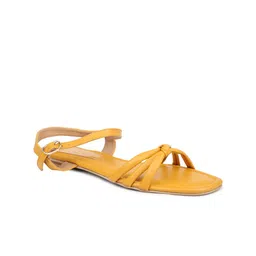 Inc 5 Knotted Strap Open Toe Flats-picture-31