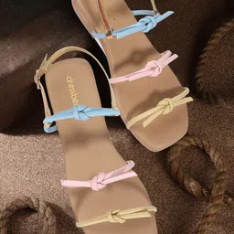 DressBerry Women Open Toe Flats with Bows-image-77