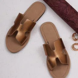 ELANBERG Textured Open Toe Mules-44