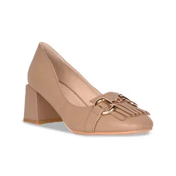 Ronnie Grey Printed PU Block with Bows image 2