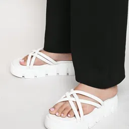 XE Looks Open Toe Flatform Heels-19
