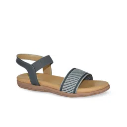 Ajanta Printed Open Toe Flats With Backstrap image 4