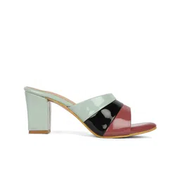 ICONICS Open Toe Block Heels image 2