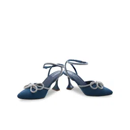 Chere Pointed Toe Embellished Block Heels With Ankle Loop image 5