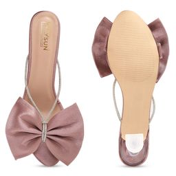 Maysun Embellished Block Heels With Bows image 5