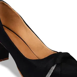Try Me Pointed Toe Block Heeled Pumps image 5