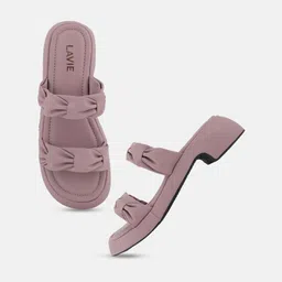 Lavie Round Toe Block Gladiators with Bows image 3