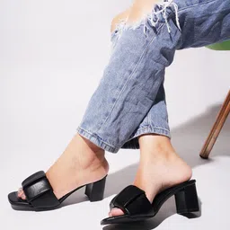 Try Me Textured Block Heels image 3