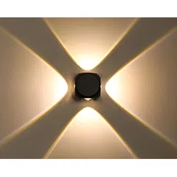 SPARK WORLD Black Quirky Abstract Shaped Wall Lamp-14