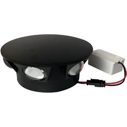 SPARK WORLD Black Acrylic Contemporary Abstract Shaped Wall Lamp-43