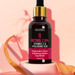 MATRA Retinol 2.5% Age Miracle Regenerative Brightening Serum with Hyaluronic Acid - 15 ml-28